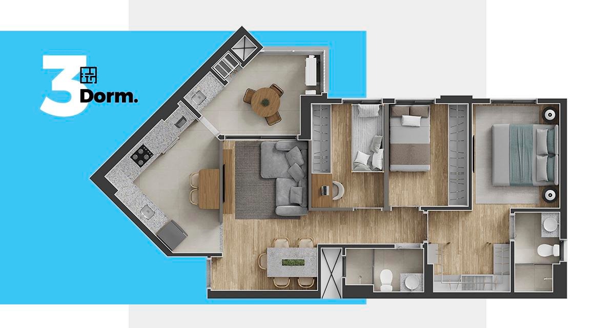 Apartamento à venda na Gleba Palhano em Londrina – HYPE – foto 5